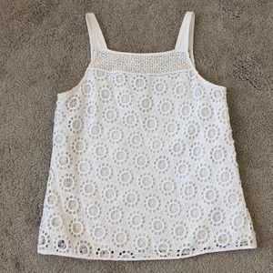 Trina Turk Eyelet 100% Cotton Tank